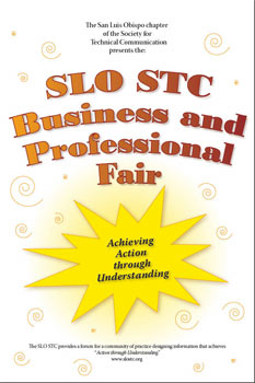 Poster for the SLO STC Business and Professional Fair
